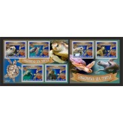 Stamps Fauna Sea Turtles Set 2 sheets