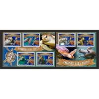 Stamps Fauna Sea Turtles Set 2 sheets