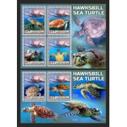 Stamps Fauna Sea Turtles Set 2 sheets