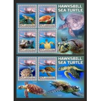 Stamps Fauna Sea Turtles Set 2 sheets
