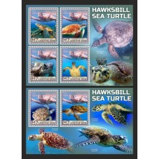 Stamps Fauna Sea Turtles Set 2 sheets Stamps Fauna Sea Turtles Set 2 sheets
