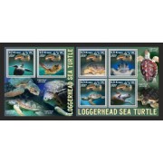 Stamps Fauna Sea Turtles Set 2 sheets