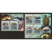 Stamps Fauna Sea Turtles Set 2 sheets