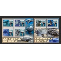 Stamps Fauna Sea Turtles Set 2 sheets