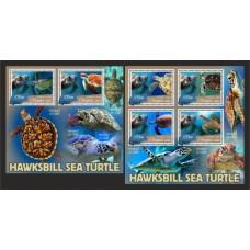 Stamps Fauna Sea Turtles Set 2 sheets Stamps Fauna Sea Turtles Set 2 sheets