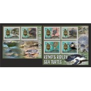Stamps Fauna Sea Turtles Set 2 sheets