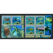Stamps Fauna Sea Turtles Set 2 sheets