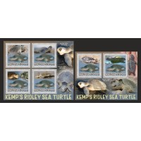 Stamps Fauna Sea Turtles Set 2 sheets