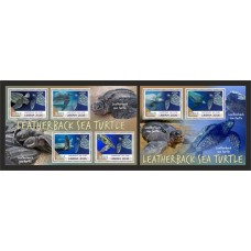 Stamps Fauna Sea Turtles Set 2 sheets