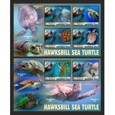 Stamps Fauna Sea Turtles Set 2 sheets Stamps Fauna Sea Turtles Set 2 sheets