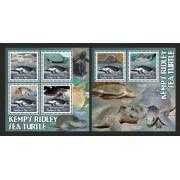 Stamps Fauna Sea Turtles Set 2 sheets