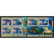 Stamps Fauna Sea Turtles Set 2 sheets