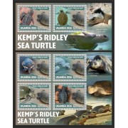 Stamps Fauna Sea Turtles Set 2 sheets