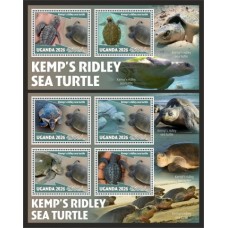 Stamps Fauna Sea Turtles Set 2 sheets