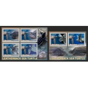 Stamps Fauna Sea Turtles Set 2 sheets
