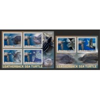 Stamps Fauna Sea Turtles Set 2 sheets