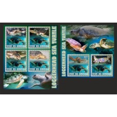 Stamps Fauna Sea Turtles Set 2 sheets