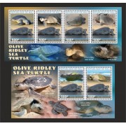 Stamps Fauna Sea Turtles Set 2 sheets