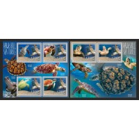 Stamps Fauna Sea Turtles Set 2 sheets