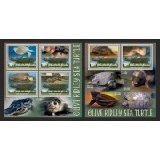Stamps Fauna Sea Turtles Set 2 sheets