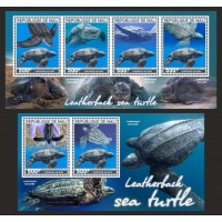 Stamps Fauna Sea Turtles Set 2 sheets