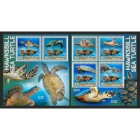 Stamps Fauna Sea Turtles Set 2 sheets Stamps Fauna Sea Turtles Set 2 sheets