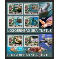 Stamps Fauna Sea Turtles Set 2 sheets Stamps Fauna Sea Turtles Set 2 sheets