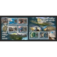 Stamps Fauna Sea Turtles Set 2 sheets Stamps Fauna Sea Turtles Set 2 sheets