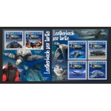 Stamps Fauna Sea Turtles Set 2 sheets Stamps Fauna Sea Turtles Set 2 sheets