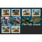 Stamps Fauna Sea Turtles Set 2 sheets