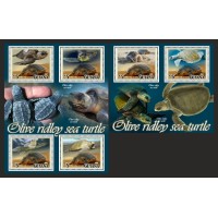 Stamps Fauna Sea Turtles Set 2 sheets
