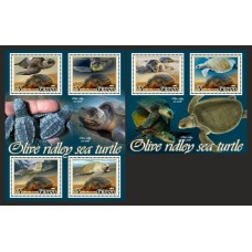 Stamps Fauna Sea Turtles Set 2 sheets Stamps Fauna Sea Turtles Set 2 sheets