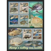 Stamps Fauna Sea Turtles Set 2 sheets