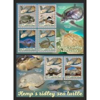 Stamps Fauna Sea Turtles Set 2 sheets