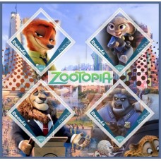 Stamps Cartoon Zootopia