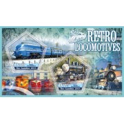 Stamps Locomotives retro