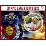 Stamps Summer Olympics in Tokyo 2020 Shooting Swimming Fencing Boxing Set 8 sheets