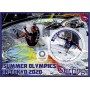 Stamps Summer Olympics in Tokyo 2020 volleyball diving surfing basketball judo swimming Set 8 sheets