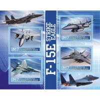 Stamps Military Aviation F-15E Set 8 sheets