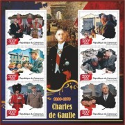 Stamps Charles de Gaulle Set 10 sheets