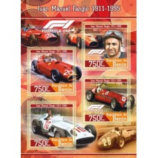 Stamps Cars Formula 1 Juan Manuel Fangio