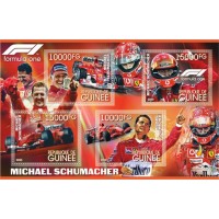 Stamps Cars Formula 1 Michael Schumacher