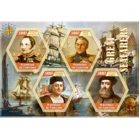 Stamps Great Seafarers Set 8 sheets