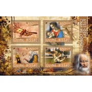 Stamps Painting Leonardo da Vinci  Set 8 sheets