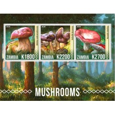 Stamps Mushrooms Set 1 sheets