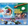 Stamps Olympic Games from Rio 2016 to Tokyo 2020 Field Hockey Set 8 sheets