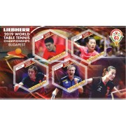 Stamps Liebherr 2019 world  Table Tennis championships Set 8 sheets