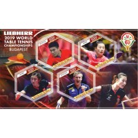 Stamps Liebherr 2019 world  Table Tennis championships Set 8 sheets