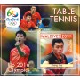 Stamps Rio 2016 Olympics Table Tennis Set 8 sheets