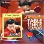 Stamps Sport Table players tennis Set 8 sheets
